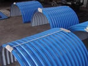 壓（yā）型板防雨罩（zhào）-拱形壓型板防雨罩-拱形壓型板皮帶機防雨罩