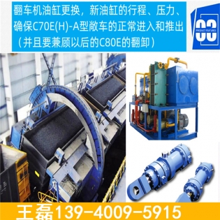 鐵路貨車翻車機（jī）液壓係（xì）統改造 c70e（h）-a及以上車型（xíng）能夠翻車卸貨